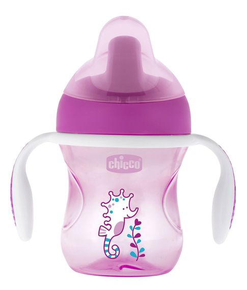 Купить Поильник Chicco Training Rosa 200мл 6м+