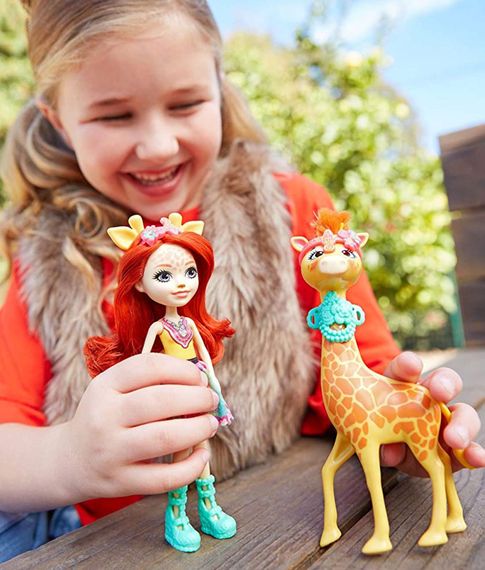 Игровой набор Кукла с большой зверюшкой Enchantimals