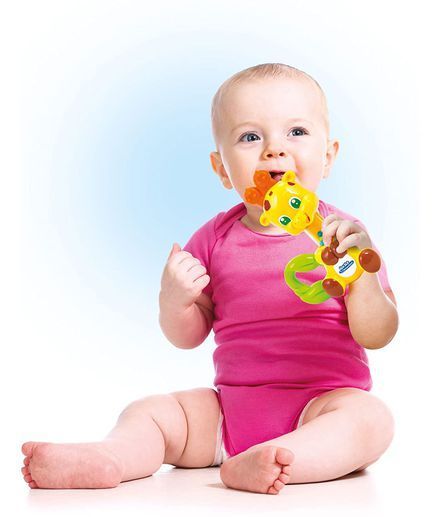 Погремушка-прорезыватель Clementoni "Жираф"