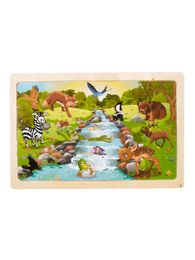 Деревянный пазл-рамка, 22х15см xarid qilish