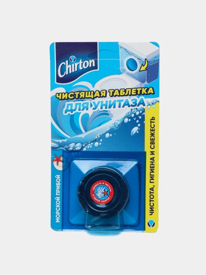 Купить Чистящие таблетки для унитаза Chitron, Морской прибой, 50 г