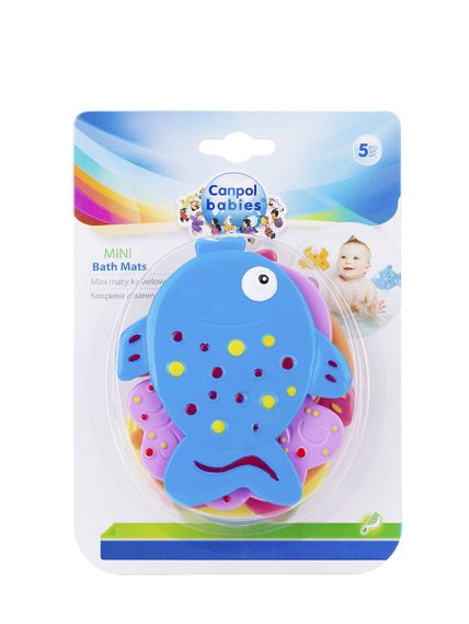 Купить Мини-коврики в ванну "Цветной океан" Canpol babies, (5 штук) (80/003)
