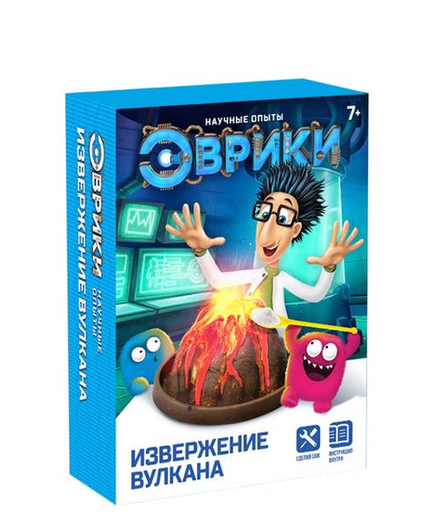 Купить Набор для опытов «Извержение вулкана» Эврики