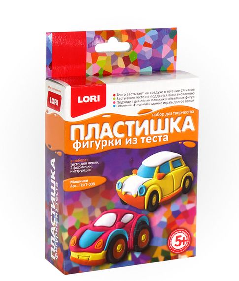 Купить Пластишка.Фигурки из теста Машинки