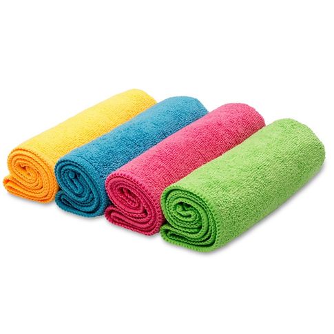 Комплект универсальных салфеток из микрофибры colors Vileda, 4 шт