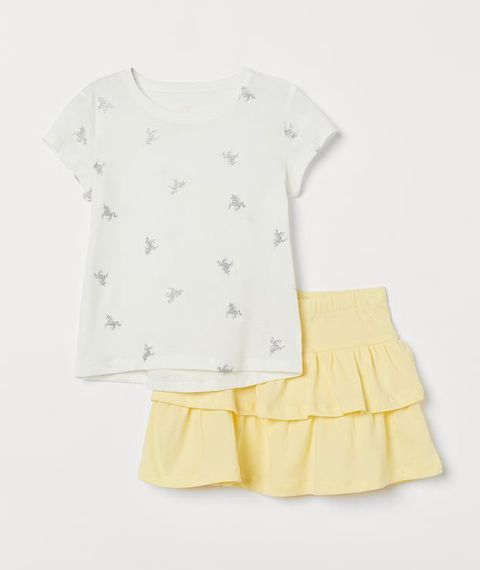 Хлопковый комплект для девочки H&M xarid qilish