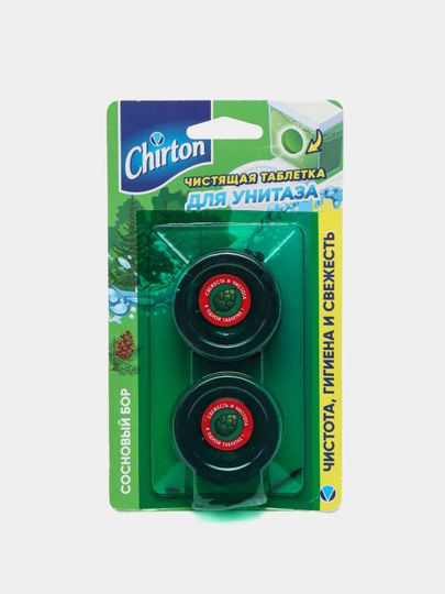 Купить Чистящие таблетки для унитаза Chirton, Сосновый бор, 2 * 50 г