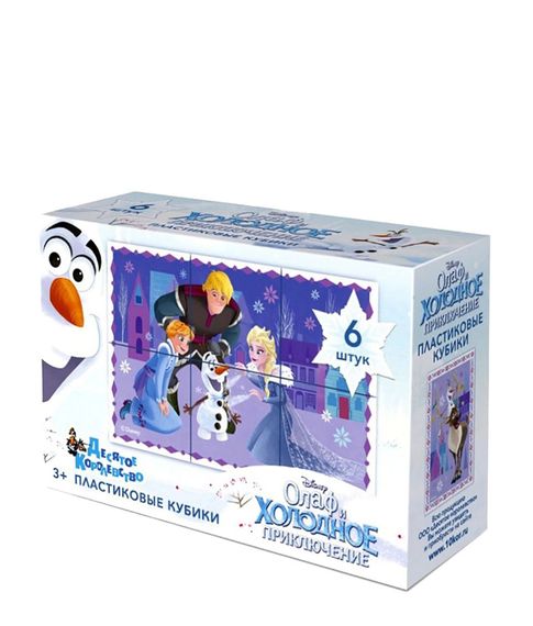 Пластиковые кубики Олаф и холодное приключение Disney xarid qilish