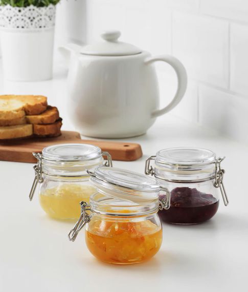 Комплект банок с крышкой KORKEN IKEA, 3 шт xarid qilish