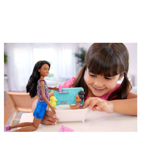 Игровой набор Няня Время купания Barbie