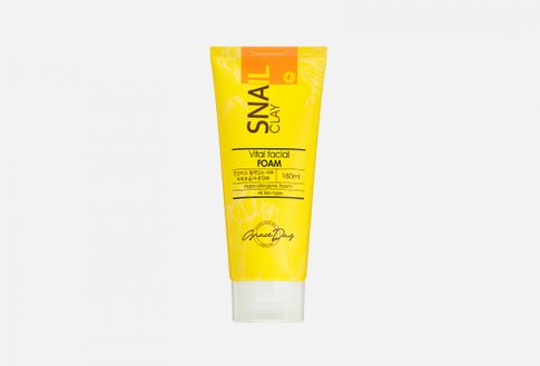 Пенка для умывания с муцином улитки Grace Day Snail Clay Vital Facial Foam,180 мл xarid qilish