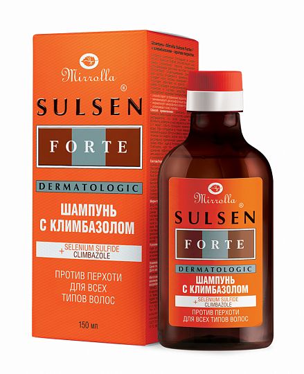 Купить Шампунь «MIRROLLA SULSEN FORTE»® С климбазолом - Против перхоти