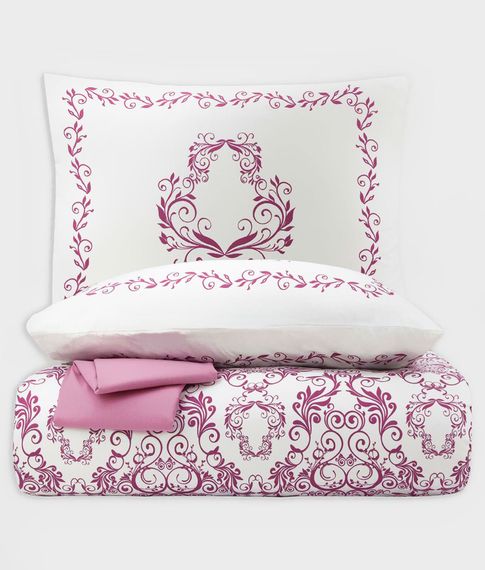 Комплект постельного белья ранфорс Jerom Arya, 160х220, 180х240, 50х70 см