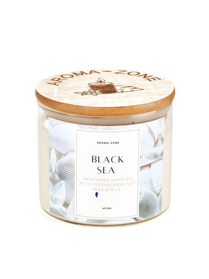 Купить Свеча в банке, 400ml - Black sea
