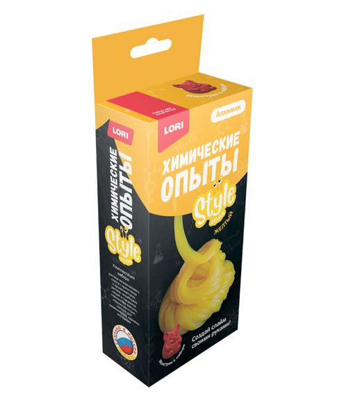 Купить Химические опыты. Монстрики STYLE SLIME "Желтый" LORI