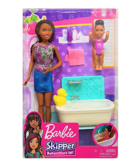 Игровой набор Няня Время купания Barbie