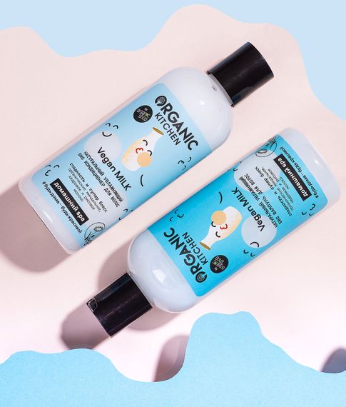 Натуральный увлажняющий био кондиционер для волос Vegan Milk Organic Kitchen, 270 мл