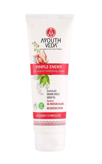 Купить Матирующий крем против жирного блеска Ayouthveda Pimple Enemy, 60г