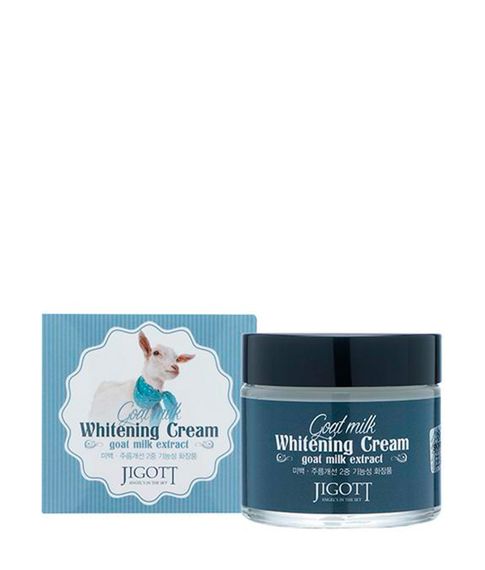 Увлажняющий крем для лица с экстрактом козьего молока JIGOTT Goat Milk Whitening Cream xarid qilish