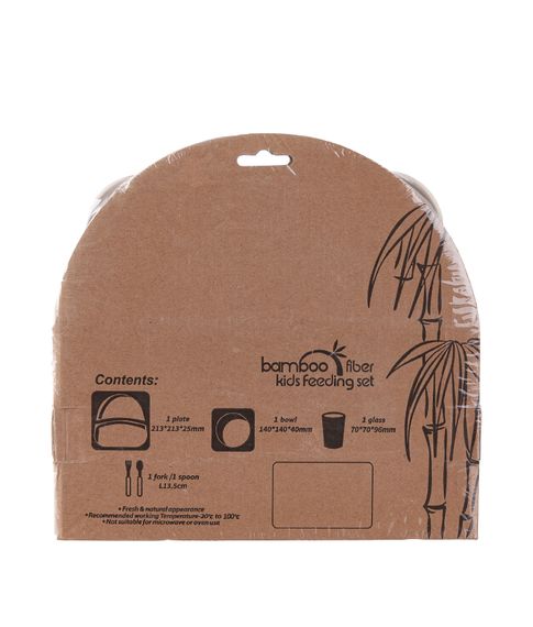 Бамбуковый набор посуды "Панда" No brand