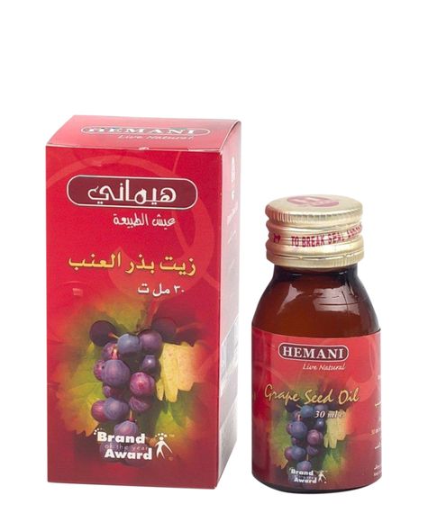 Купить Масло виноградных косточек HEMANI Grape seed oil 30мл