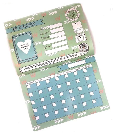 Календарь-планер Первый год малыша