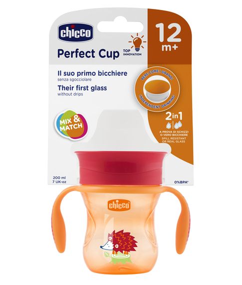 Поильник Chicco Perfect Cup(12m+), 200мл